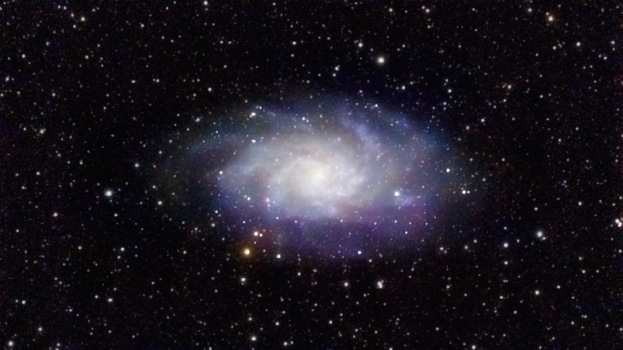 Messier 33 processed image